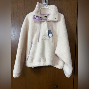 Universal Thread Cream Fleece Jacket MWT